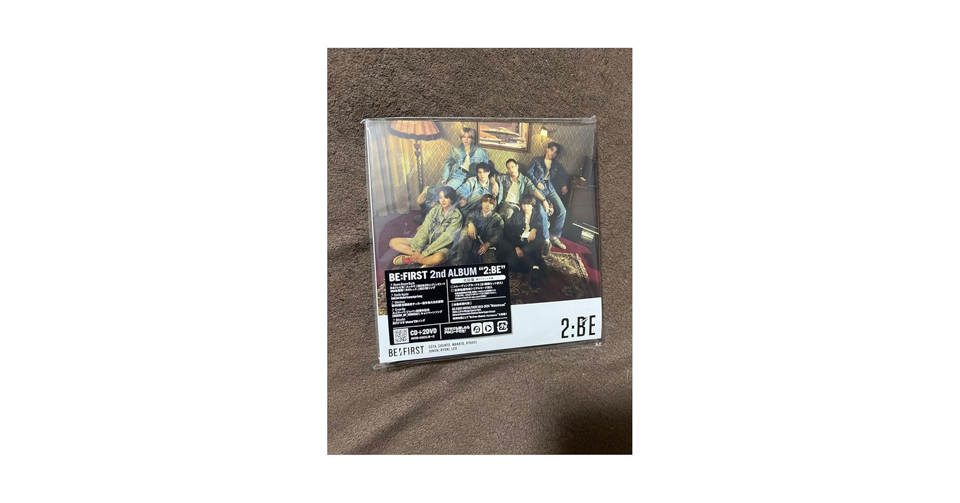 BE:FIRST 2:BE CD DVD LIVE盤 初回盤 2:BE BE:FIRST ALBUM 初回盤 LIVE盤 Blu-ray